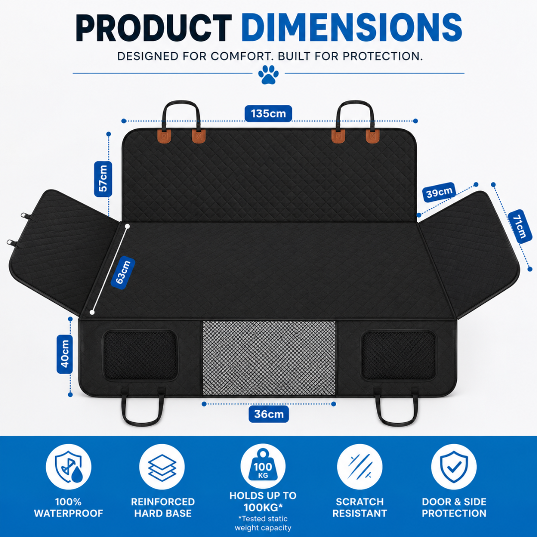 PawRider - Hard Base Dog Seat Cover